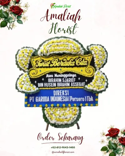 Papan Bunga Duka di Pasuruhan